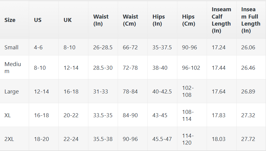 Slimming Tummy Control Leggings