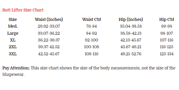 Butt Lifter Snatched Waistband